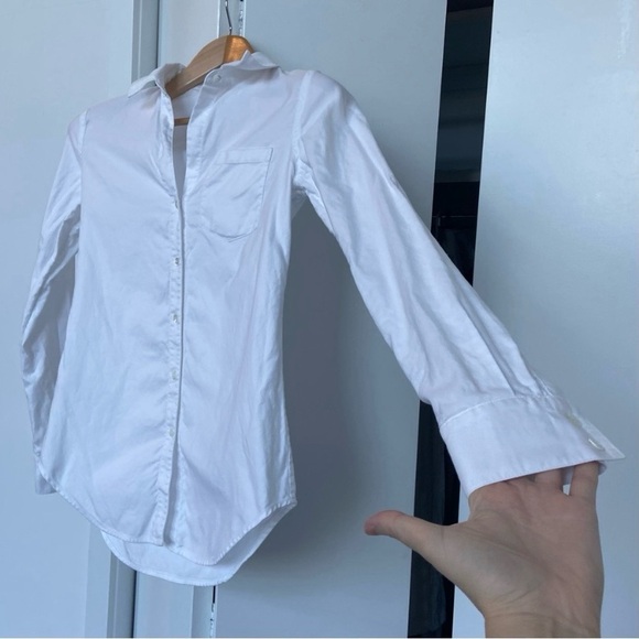 Theory - Nikala Boyfriend Shirt - White Size Small - NET-A-PORTER - Excellent - Picture 8 of 15